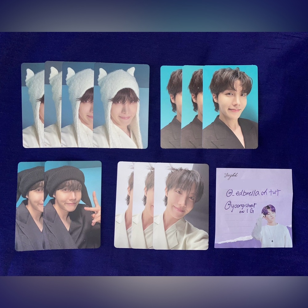OFFICIAL BTS Jhope Jung Hoseok JITB Album Photocards